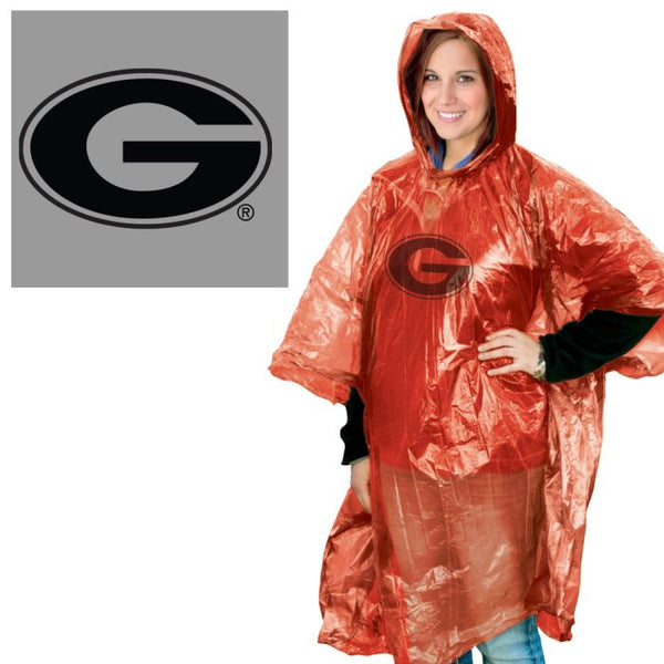 Wholesale-Georgia Bulldogs Rain Poncho