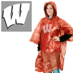 Wholesale-Wisconsin Badgers Rain Poncho