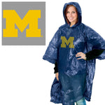 Michigan Wolverines Rain Poncho