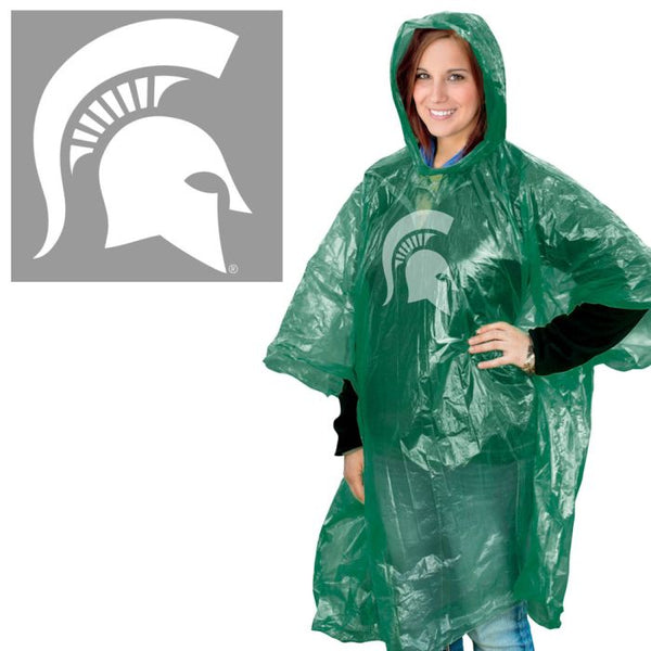 Wholesale-Michigan State Spartans Rain Poncho