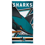San Jose Sharks Spectra Beach Towel 30"  x 60"