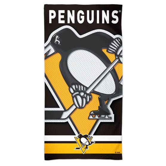 Pittsburgh Penguins Spectra Beach Towel 30"  x 60"
