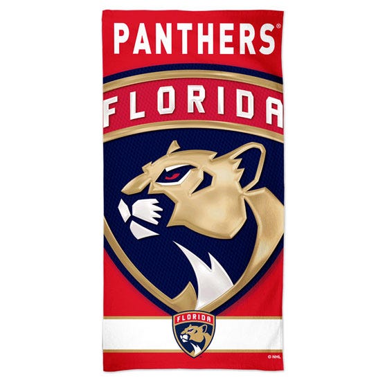 Florida Panthers Spectra Beach Towel 30"  x 60"