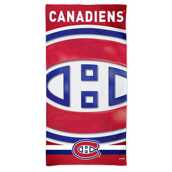 Montreal Canadiens Spectra Beach Towel 30"  x 60"