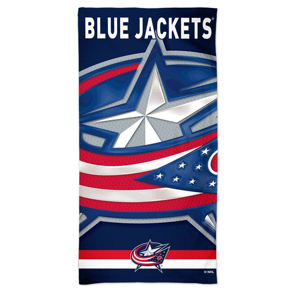Columbus Blue Jackets Spectra Beach Towel 30"  x 60"