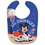 Wholesale-Kansas Jayhawks / Disney MICKEY BASKETBALL All Pro Baby Bib