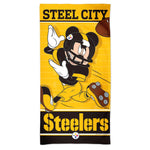 Pittsburgh Steelers / Disney Mickey Mouse Spectra Beach Towel 30"  x 60"