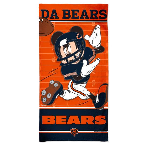 Chicago Bears / Disney Mickey Mouse Spectra Beach Towel 30"  x 60"