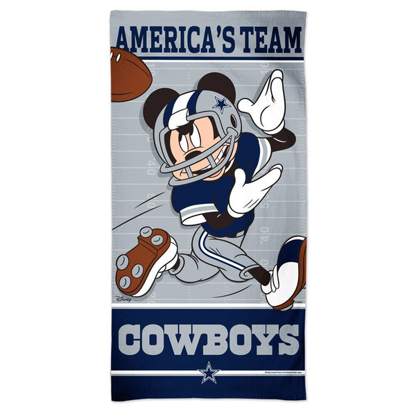 Dallas Cowboys / Disney Mickey Mouse Spectra Beach Towel 30"  x 60"