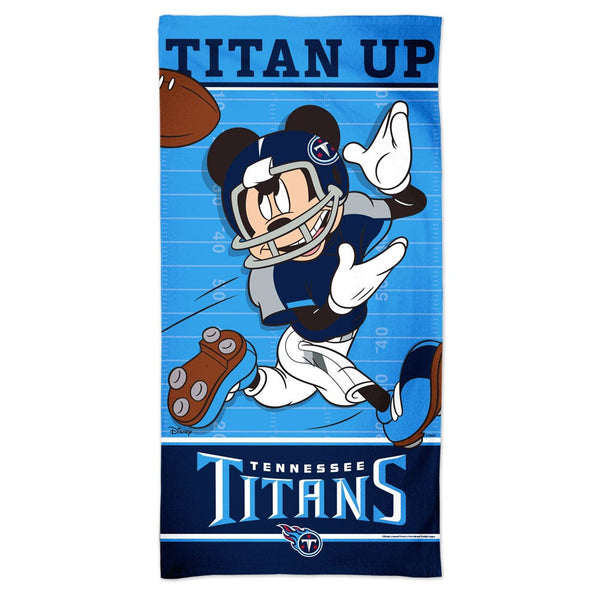Tennessee Titans / Disney Mickey Mouse Spectra Beach Towel 30"  x 60"