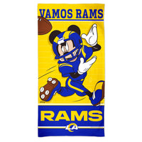 Los Angeles Rams / Disney Spectra Beach Towel 30"  x 60"