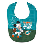 Miami Dolphins / Disney Mickey Mouse All Pro Baby Bib