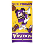 Minnesota Vikings / Disney Mickey Mouse Spectra Beach Towel 30"  x 60"
