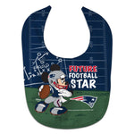 New England Patriots / Disney Mickey Mouse All Pro Baby Bib