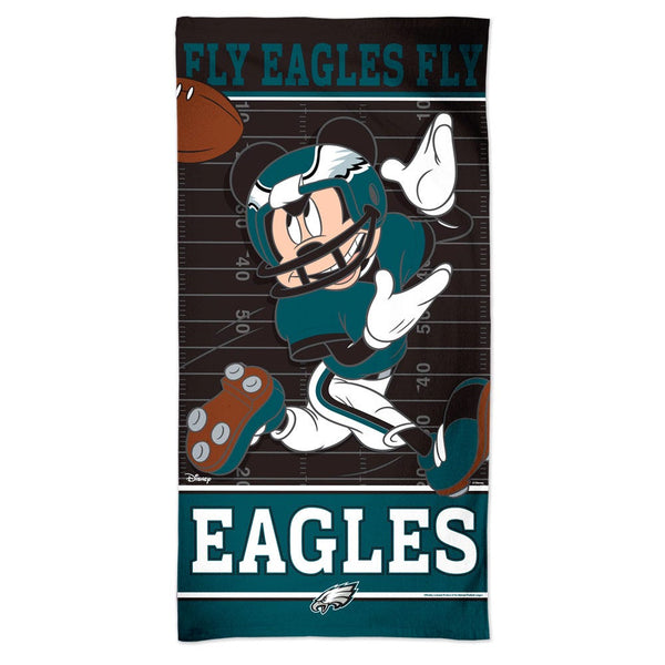 Philadelphia Eagles / Disney Mickey Mouse Spectra Beach Towel 30"  x 60"