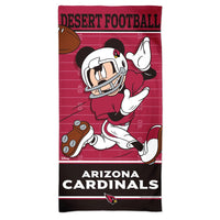Arizona Cardinals / Disney Mickey Mouse Spectra Beach Towel 30"  x 60"