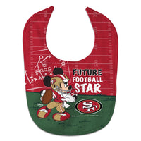San Francisco 49ers / Disney Mickey Mouse All Pro Baby Bib
