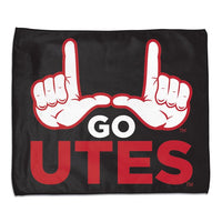 Wholesale-Utah Utes GO UTES Rally Towel - Full color