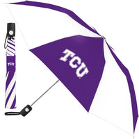 Wholesale-TCU Horned Frogs Auto Folding Umbrella