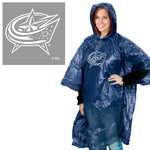 Columbus Blue Jackets Rain Poncho