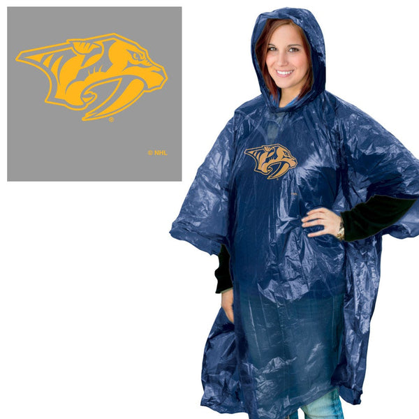 Nashville Predators Rain Poncho