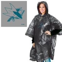 San Jose Sharks Rain Poncho