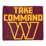 Washington Commanders SLOGAN Rally Towel - Full color