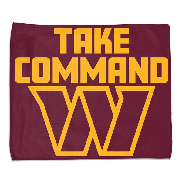 Washington Commanders SLOGAN Rally Towel - Full color
