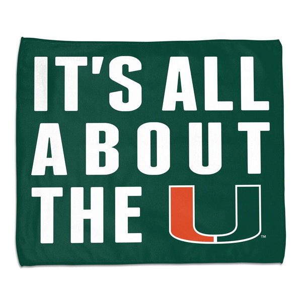 Miami Hurricanes Rally Towel - Full color