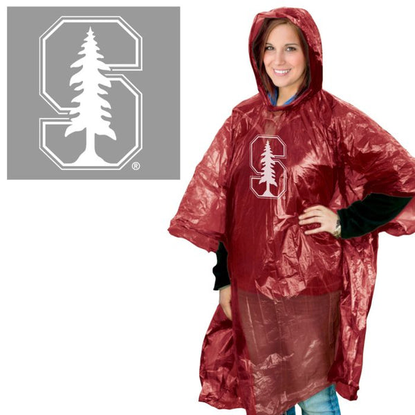 Wholesale-Stanford Cardinal Rain Poncho