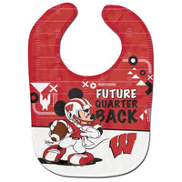 Wholesale-Wisconsin Badgers / Disney All Pro Baby Bib