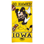 Iowa Hawkeyes / Disney MICKEY MOUSE FOOTBALL Spectra Beach Towel 30"  x 60"