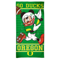Oregon Ducks / Disney MICKEY MOUSE FOOTBALL Spectra Beach Towel 30"  x 60"