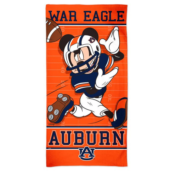 Wholesale-Auburn Tigers / Disney Spectra Beach Towel 30" x 60"