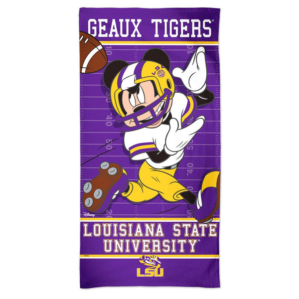 LSU Tigers / Disney Spectra Beach Towel 30"  x 60"