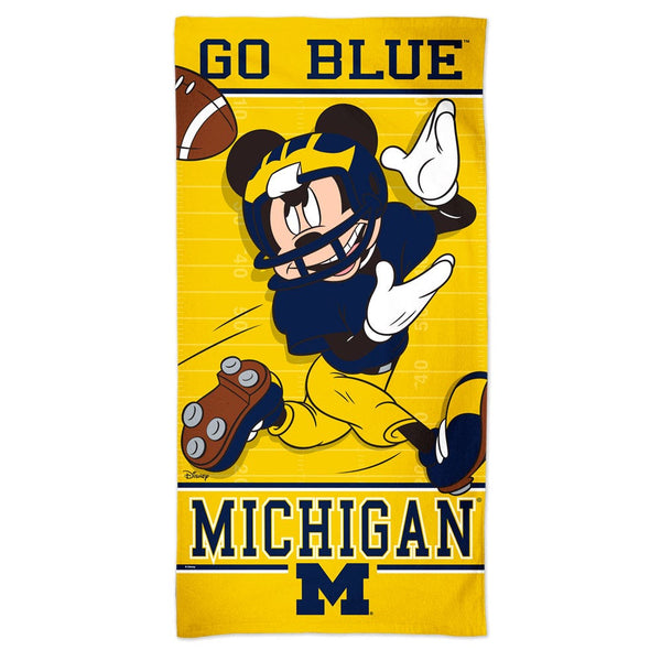 Michigan Wolverines / Disney Spectra Beach Towel 30"  x 60"