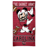South Carolina Gamecocks / Disney DISNEY MICKEY MOUSE FOOTBALL Spectra Beach Towel 30"  x 60"