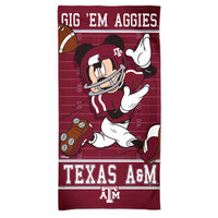 Texas A&M Aggies / Disney Spectra Beach Towel 30"  x 60"