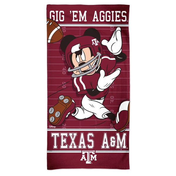 Texas A&M Aggies / Disney Spectra Beach Towel 30"  x 60"