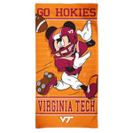 Wholesale-Virginia Tech Hokies / Disney Spectra Beach Towel 30" x 60"