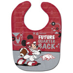 Wholesale-Arkansas Razorbacks / Disney MICKEY MOUSE FOOTBALL All Pro Baby Bib