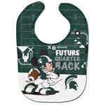 Wholesale-Michigan State Spartans / Disney MICKEY MOUSE FOOTBALL All Pro Baby Bib