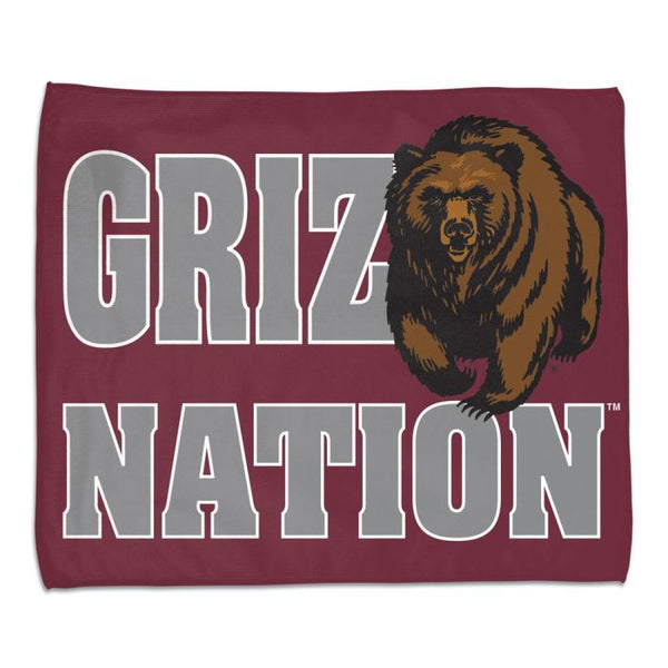 Wholesale-Montana Grizzlies GRIZ NATION Rally Towel - Full color