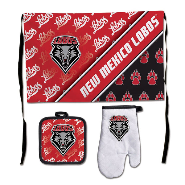 New Mexico Lobos Barbeque Tailgate Set-Premium