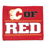 Calgary Flames C OF RED Rally Towel - Full color