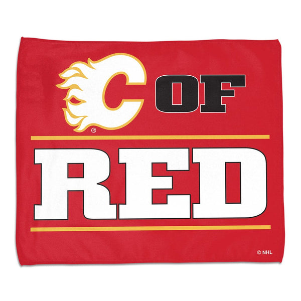 Calgary Flames C OF RED Rally Towel - Full color