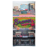 Atlanta Braves / Stadium MLB Spectra Beach Towel 30"  x 60"