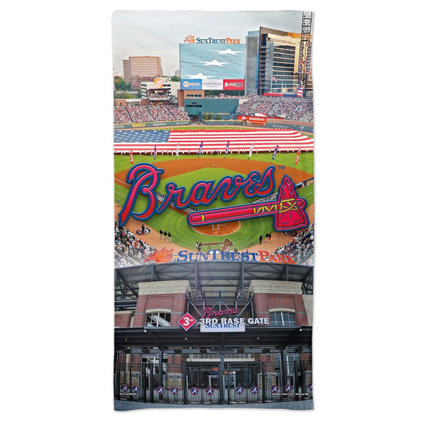 Atlanta Braves / Stadium MLB Spectra Beach Towel 30"  x 60"