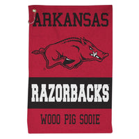 Arkansas Razorbacks slogan 16 x 25 Sports Towel