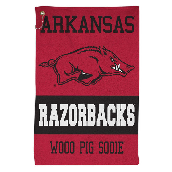 Arkansas Razorbacks slogan 16 x 25 Sports Towel